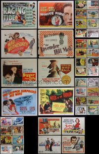 4h0607 LOT OF 68 1950S TITLE CARDS 1950s great images from a variety of different movies!