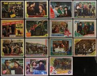 4h0723 LOT OF 15 1930S-40S COWBOY WESTERN LOBBY CARDS 1930s-1940s great scenes from several movies!