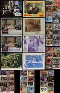 4h0619 LOT OF 58 LOBBY CARDS 1930s-1960s incomplete sets from a variety of different movies!