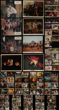 4h0783 LOT OF 103 MINI LOBBY CARDS & COLOR 8X10 STILLS 1950s-1970s a variety of movie scenes!