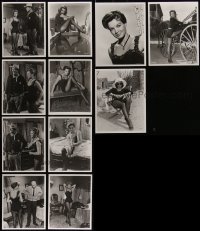 4h0921 LOT OF 11 RIO BRAVO REPRO PHOTOS 1980s great images of John Wayne & sexy Angie Dickinson!