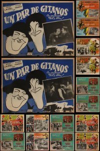 4h0097 LOT OF 21 MEXICAN LOBBY CARDS 1960s great scenes from a variety of different movies!