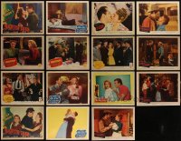 4h0720 LOT OF 15 EVELYN KEYES LOBBY CARDS 1940s incomplete sets from several of her movies!