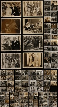 4h0768 LOT OF 135 1930S 8X10 STILLS 1930s a variety of great movie scenes & portraits!