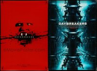 4h1142 LOT OF 7 UNFOLDED DOUBLE-SIDED 27X40 DAYBREAKERS ONE-SHEETS 2009 4 teasers, 3 advances!