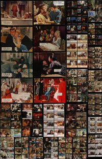 4h0697 LOT OF 198 MOSTLY ENGLISH LOBBY CARDS 1950s-1990s a variety of complete & incomplete sets!