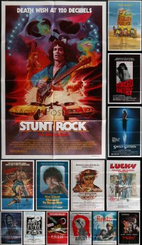 4h0427 LOT OF 20 FOLDED ONE-SHEETS 1970s-1980s great images from a variety of different movies!