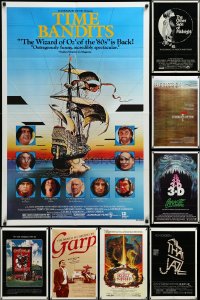 4h0443 LOT OF 11 FOLDED ONE-SHEETS 1970s-1980s great images from a variety of different movies!