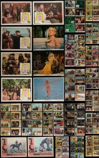 4h0533 LOT OF 162 1960S LOBBY CARDS 1960s incomplete sets from a variety of different movies!