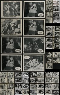 4h0778 LOT OF 109 SEXPLOITATION 8X10 STILLS 1960s-1970s sexy movie scenes with some nudity!