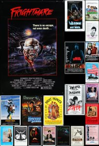 4h1119 LOT OF 25 UNFOLDED ONE-SHEETS 1970s-2000s great images from a variety of different movies!