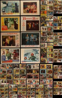 4h0528 LOT OF 168 1950S LOBBY CARDS 1950s great scenes from a variety of different movies!