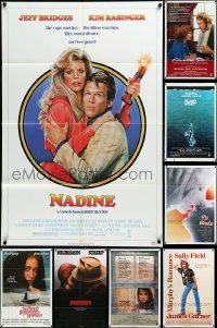 4h0451 LOT OF 9 FOLDED ONE-SHEETS 1970s-1980s great images from a variety of different movies!