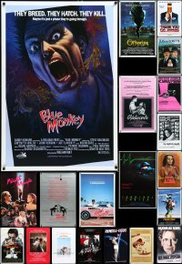 4h1117 LOT OF 29 UNFOLDED ONE-SHEETS 1980s-2000s great images from a variety of different movies!