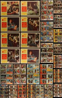 4h0490 LOT OF 262 LOBBY CARDS 1950s mostly incomplete sets from a variety of movies!