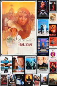 4h0407 LOT OF 31 FOLDED 1980S-90S ONE-SHEETS 1980s-1990s a variety of cool movie images!