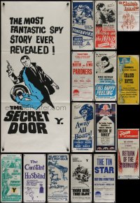 4h0194 LOT OF 15 FOLDED MOSTLY NEW ZEALAND DAYBILLS 1960s-1970s a variety of cool movie images!