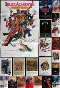 4h0350 LOT OF 92 FOLDED ONE-SHEETS 1980s-1990s great images from a variety of different movies!