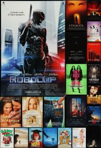 4h1113 LOT OF 31 UNFOLDED DOUBLE-SIDED 27X40 ONE-SHEETS 1990s-2010s cool movie images!