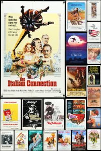 4h0374 LOT OF 62 FOLDED ONE-SHEETS 1970s-1990s great images from a variety of different movies!