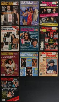 4h0277 LOT OF 10 1975-76 MOTION PICTURE MOVIE MAGAZINES 1975-1976 filled with great images & info!