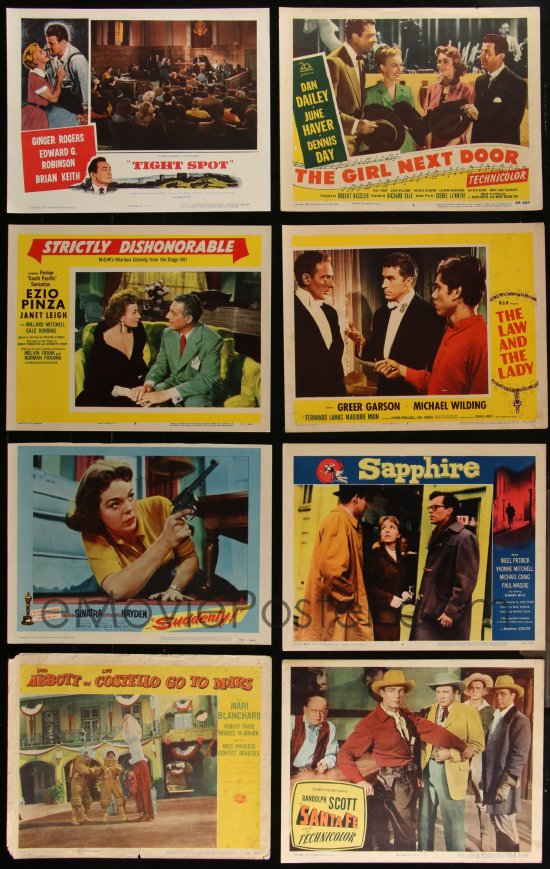 eMoviePoster.com: 4h0510 LOT OF 188 1950S LOBBY CARDS 1950s great ...