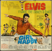 4j0267 GIRL HAPPY 6sh 1965 great image of Elvis Presley + Shelley Fabares, rock & roll, very rare!