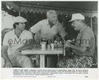 4j1470 CADDYSHACK 7.75x9.5 still 1980 crazed Ted Knight between Chevy Chase & Rodney Dangerfield