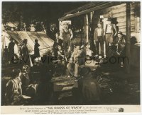 4j1516 GRAPES OF WRATH 7.25x9 still 1940 Henry Fonda & others outside cabin, John Ford classic!