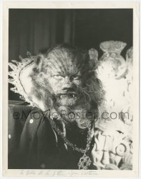 4j0259 LA BELLE ET LA BETE French 8.25x10.75 still 1946 c/u of Jean Marais in full Beast makeup!