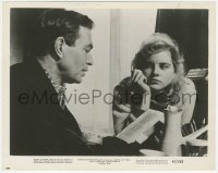 4j1550 LOLITA 8x10 still 1962 c/u of James Mason reading to sexy young Sue Lyon, Stanley Kubrick!