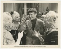 4j1553 LOVE ME TONIGHT 8x10.25 still 1932 sexy Myrna Loy & ladies listening to Maurice Chevalier!