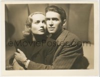 4j1559 MADE FOR EACH OTHER 8x10 key book still 1939 best c/u of Carole Lombard & James Stewart!