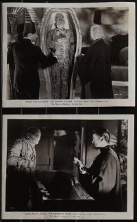 4j1430 MUMMY'S TOMB 2 8x10 stills R1948 Lon Chaney Jr. as the monster & mystery man Turhan Bay!