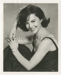 4j1583 NATALIE WOOD 8x10 still 1960 smiling portrait when she made All the Fine Young Cannibals!