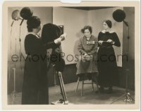 4j1597 PAID 8x10.25 still 1930 bad girl Joan Crawford getting her mugshot taken before prison!