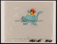 4j0224 NEW ADVENTURES OF MIGHTY MOUSE & HECKLE & JECKLE set of 2 animation cels 1980s with robot cat!