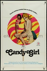 4j0876 CANDY GIRL 1sh 1979 John Holmes, Samantha Fox, nothing sweeter than an all-day-sucker!