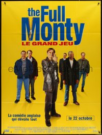 4j0182 FULL MONTY advance French 1p 1997 Peter Cattaneo, Carlyle, Wilkinson, Addy, male strippers!