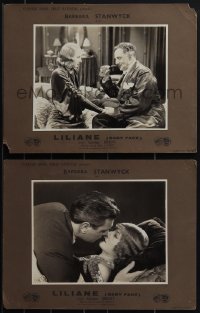 4j0244 BABY FACE 2 French LCs 1933 Barbara Stanwyck moves to NYC & sleeps her way to success, rare!