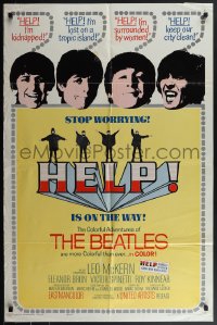 4j0982 HELP 1sh 1965 great images of The Beatles, John, Paul, George & Ringo, rock & roll classic!