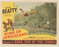 4j0762 DARKEST AFRICA chapter 1 LC #3 R1949 Clyde Beatty & Baru, Son of Jungle, King of Jungleland