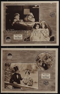 4j0705 LITTLE WOMEN 2 LCs 1919 Louisa May Alcott classic, Dorothy Bernard as Jo, Kelson, Lamon!