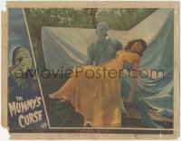 4j0790 MUMMY'S CURSE LC 1944 c/u of monster Lon Chaney Jr. carrying Virginia Christine, ultra rare!