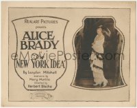 4j0727 NEW YORK IDEA TC 1920 Alice Brady gets divorced but they get back together, ultra rare!