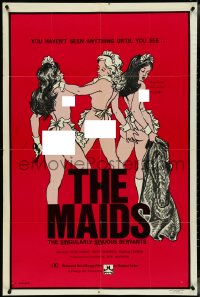 4j1042 MAIDS 1sh 1973 Uschi Digard, sexy singularly sinuous servants, you haven't seen anything!