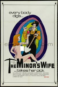 4j1052 MINOR'S WIFE 1sh 1972 Franz Marischka's Lab jucken, Kumpel, sexy Dick Beltran art!