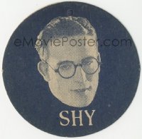 4j1296 GIRL SHY window shade pull 1924 Harold Lloyd shown on 1 side, Jobyna Ralston on other!