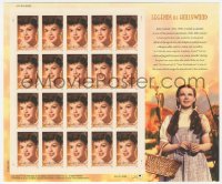 4j1305 JUDY GARLAND Legends of Hollywood stamp sheet 2006 contains 20 uncut postage stamps!