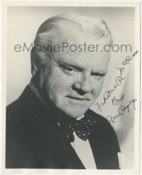 4j1242 JAMES CAGNEY signed 8x10 REPRO photo 1980s head & shoulders portrait of the Hollywood legend!